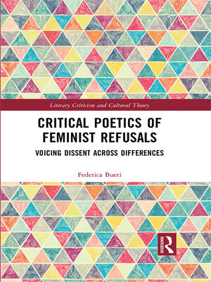 cover image of Critical Poetics of Feminist Refusals